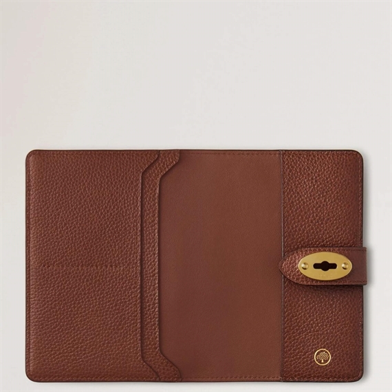 Mulberry Darley Passport Cover Two Tone Oak  